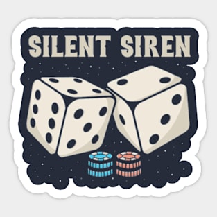 silent siren Dice Sticker